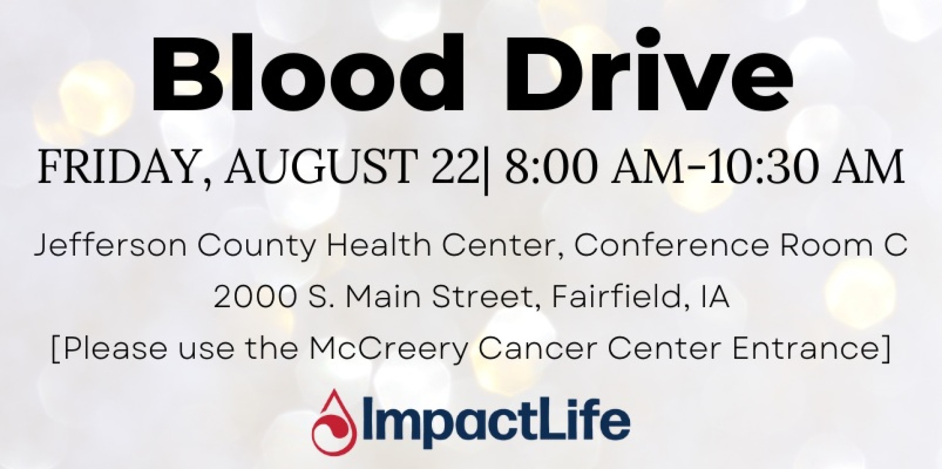 Blood drive