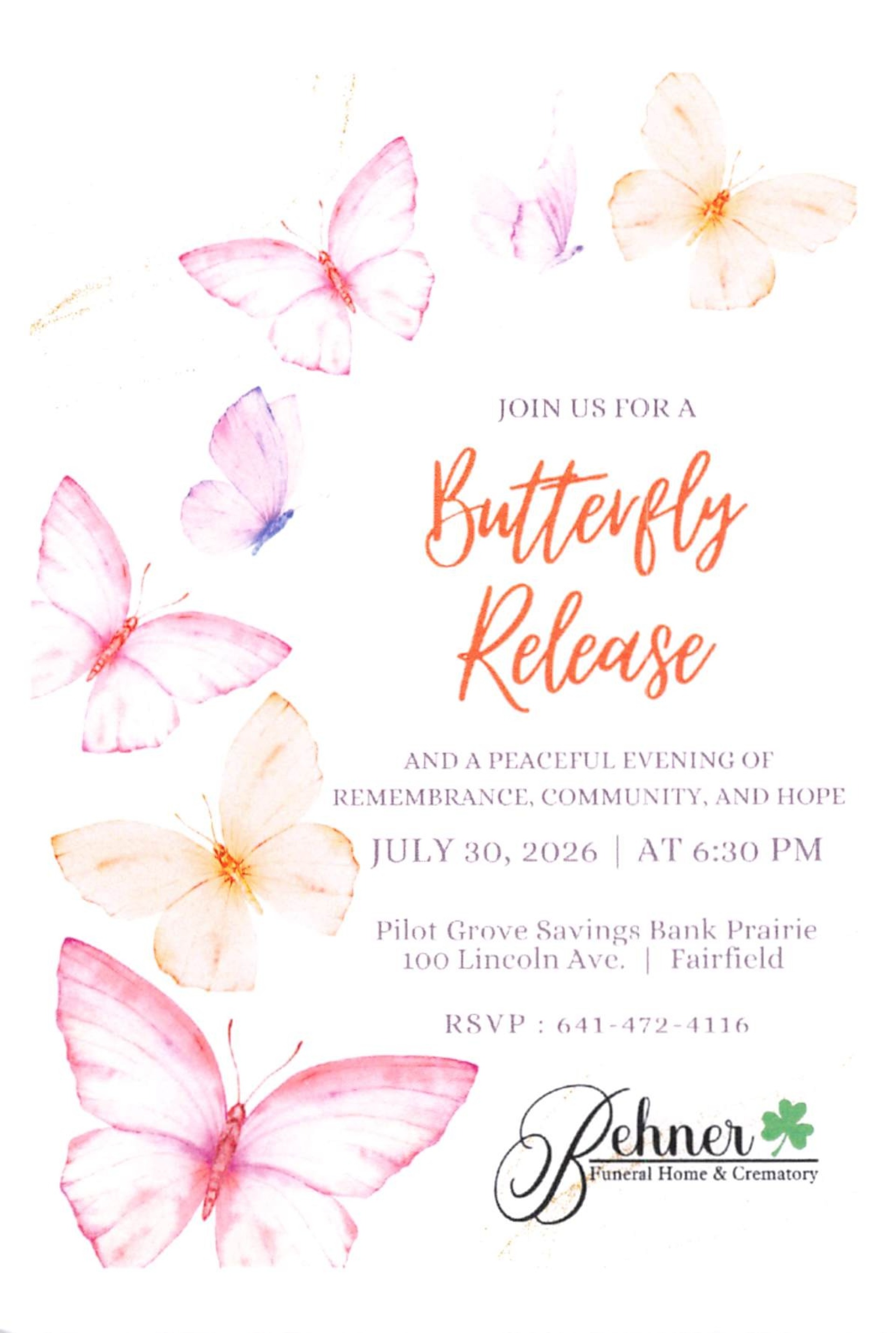 butterfly release