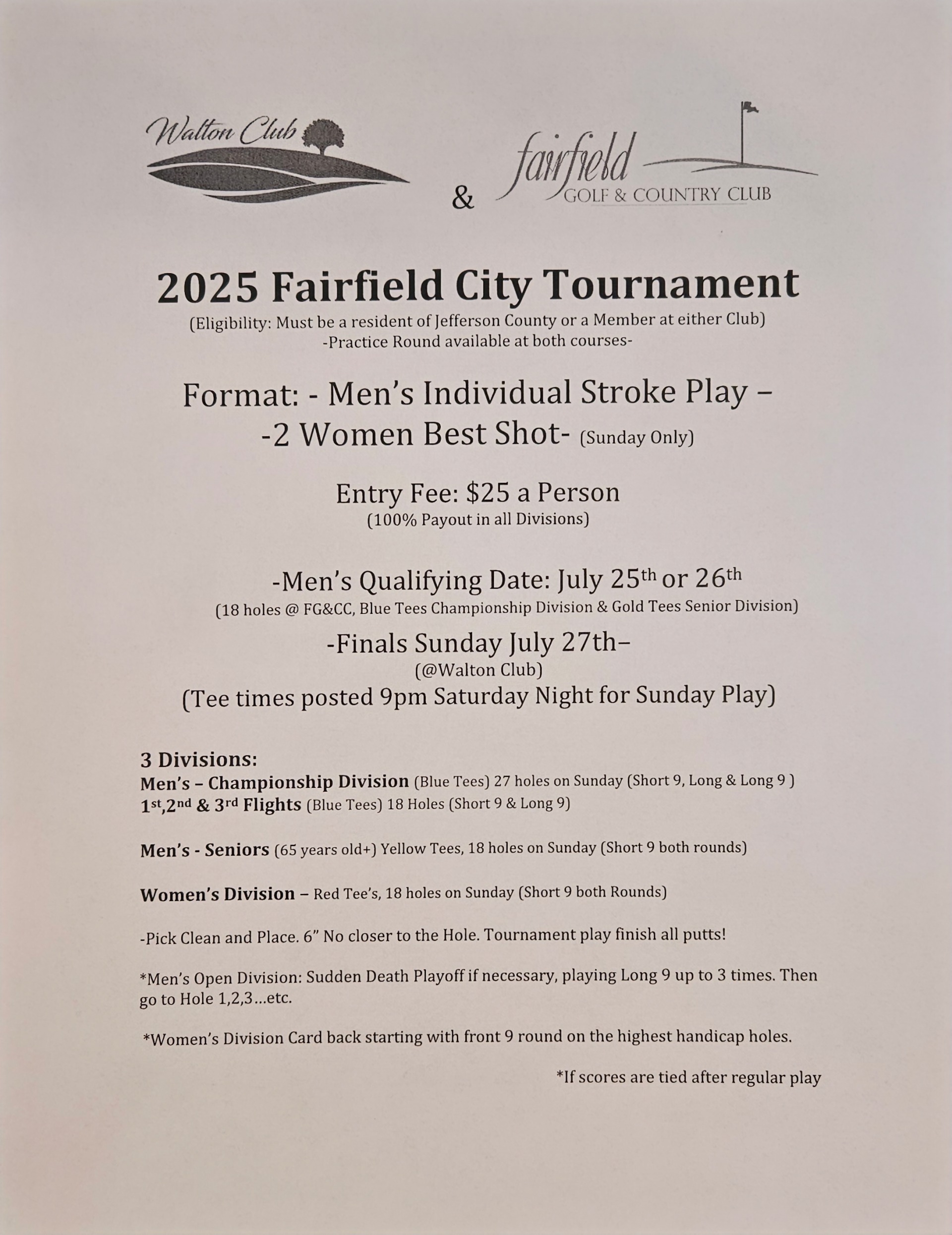 city tournament