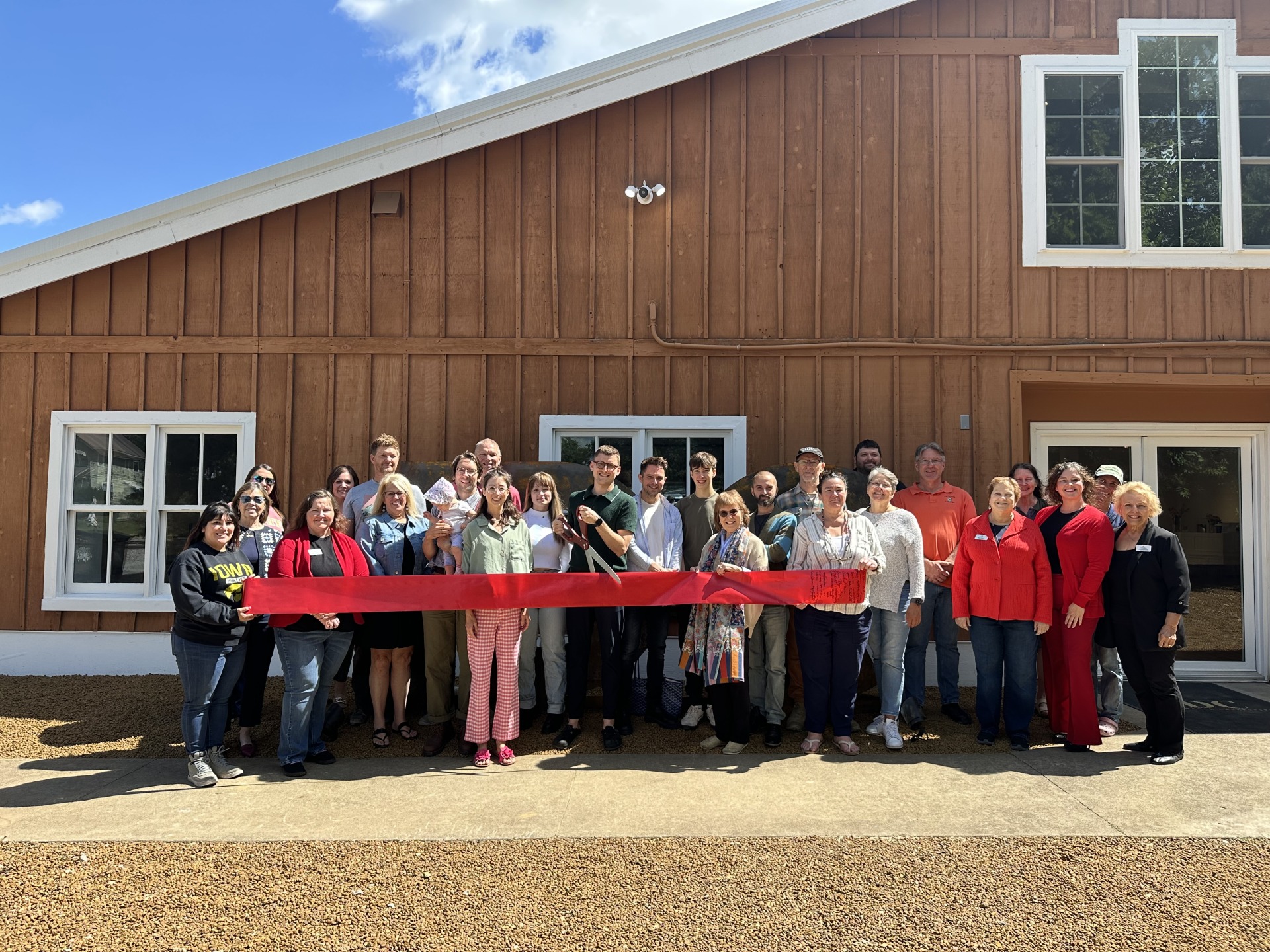 IDC ribbon cutting