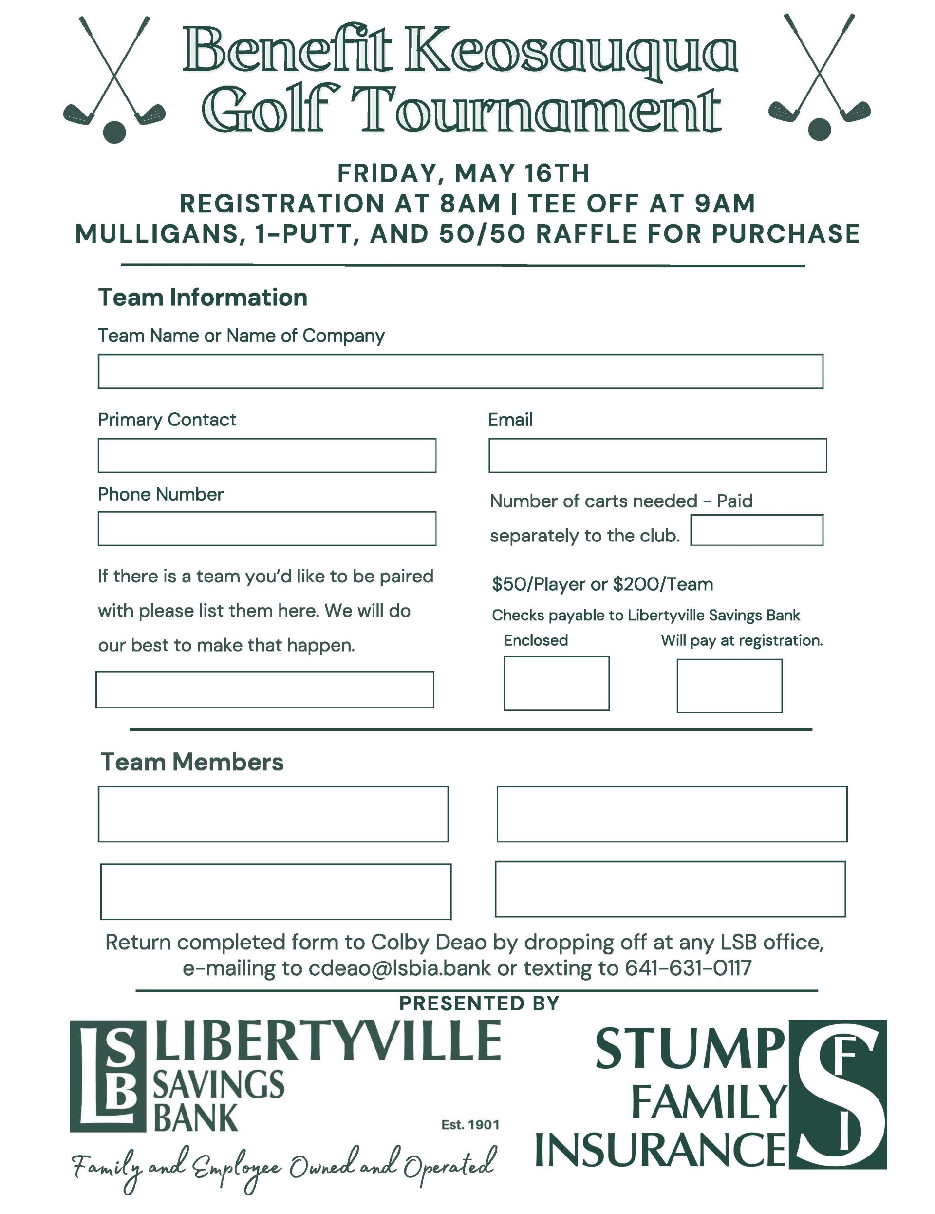 registration form