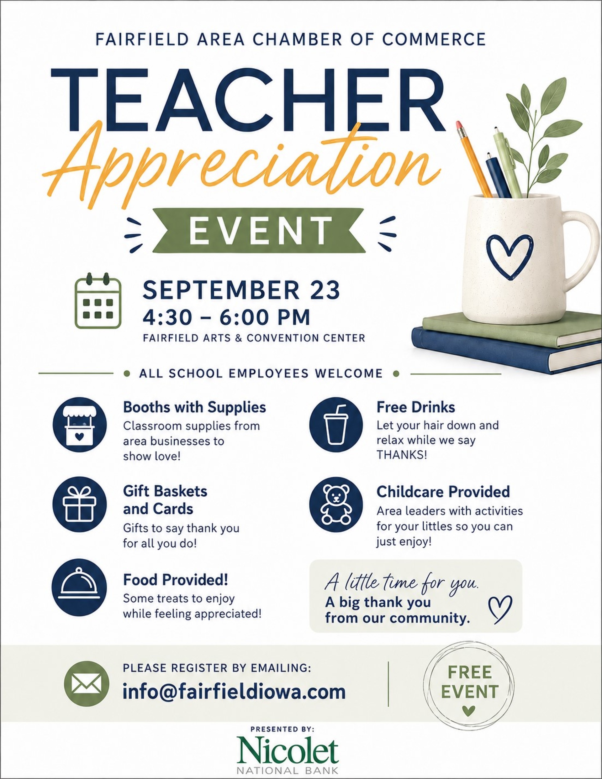 Teacher Appreciation Flyer
